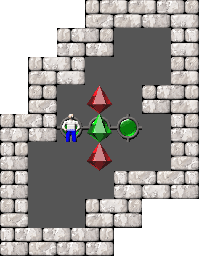 Sokoban Funny Template Levels level 21